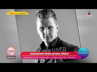 ¡Alexander Acha prepara su nuevo disco! | Sale el Sol