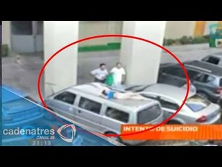 IMPRESIONANTE!! Mujer intenta suicidarse desde onceavo piso y la salva de milagro en Pekín