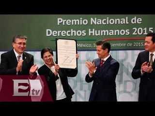Peña Nieto entrega Premio Nacional de Derechos Humanos 2015 / Ingrid Barrera