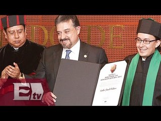 Otorgan al diputado Carlos Lomelí la medalla Iberoamericana/ Atalo Mata