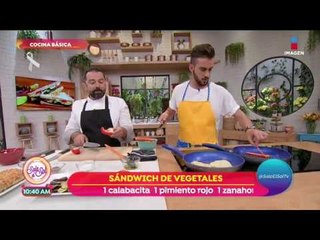 Cocina básica: ¡Prepara este delicioso sándwich de vegetales! | Sale el Sol