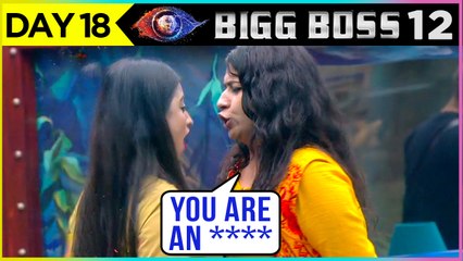 Video herunterladen: Surbhi Rana ABUSES Somi Khan | CAT FIGHT | Bigg Boss 12 Episode 18 Update