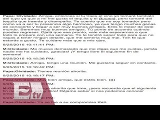 Dan a conocer parte de los mensajes de Kate del Castillo y Guzmán Loera / Pascal Beltrán