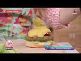 Cocina vegana: ¡Hamburguesas de lentejas con queso y guacamole! | Sale el Sol