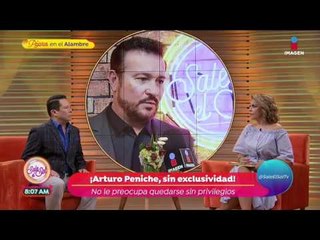 ¡Arturo Peniche no está preocupado por no tener exclusividad! Sale el Sol