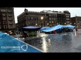 Tromba azota la Ciudad de México, trece delegaciones afectadas