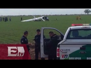 Mueren dos personas al caer avioneta en Sonora / Atalo Mata