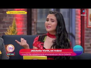 ¡Michelle Vieth asegura que la han amenazado en redes sociales! | Sale el Sol