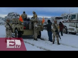 Ejército Mexicano aplica Plan DN-III por frío en Sonora / Hiram Hurtado