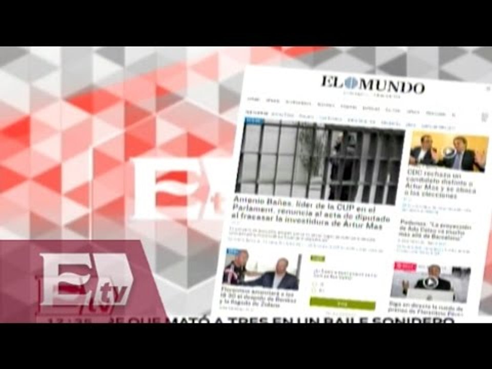 Así amanecen las portadas de los periódicos internacionales / Paola Barquet