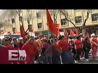 Marcha de vendedores ambulantes provoca caos vial en DF / Ricardo Salas