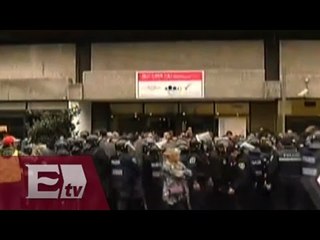 Bloqueo en Fray Servando afecta la circulación vial en la zona centro/ Paola Virrueta