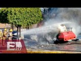 Desalojan a 250 en Tonalá, Jalisco, por incendio de pipa de gas / Martín Espinoza