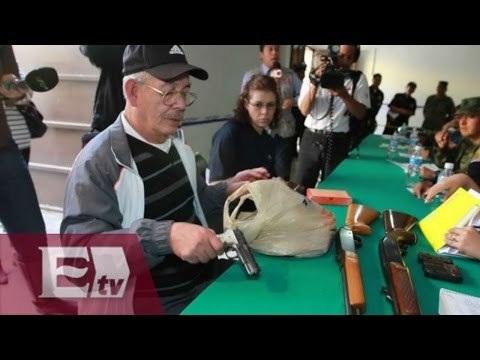 Desde 2012 opera con éxito el programa Desarme voluntario / Atalo Mata