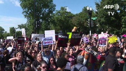 'Women must be heard': thousands march against Kavanaugh