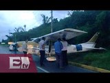 Alcalde de Cozumel sale ileso de accidente aéreo en Quintana Roo/ Vianey Esquinca