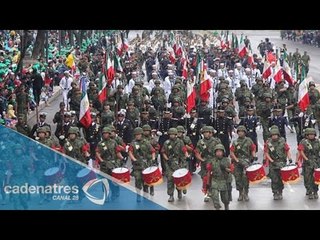 Capitalinos disfrutan del desfile militar 2014 (VIDEO)