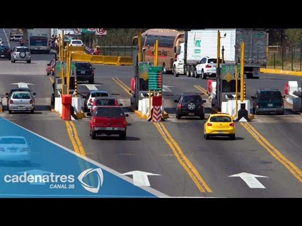 Tráfico vehicular en los principales accesos a la Ciudad de México