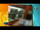 VIDEO: Conductor ebrio del metro conduce con las puertas abiertas