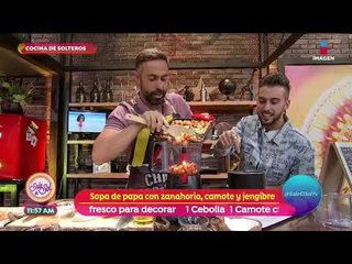 ¡Sopa de papa con zanahoria, camote y jengibre! | Sale el Sol