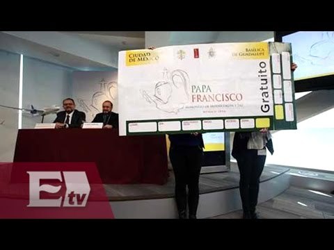 Episcopado distribuye 882 mil boletos para eventos del papa Francisco en México/ Vianey Esquinca