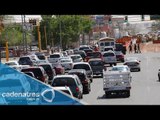Tráfico vehicular en los principales accesos a la Ciudad de México