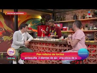 Cocina de solteros: ¡Delii! ¡Prepara un rico pan relleno de tocino! | Sale el Sol