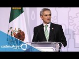 Mancera ve cerca la autonomía del Distrito Federal