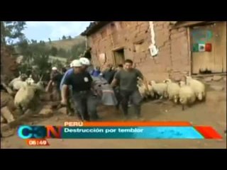 Impresionantes imágenes del temblor en Perú