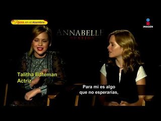 ¡Entrevista con el elenco de Annabelle: el origen! | Sale el Sol