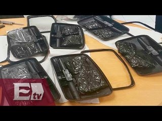 Decomisan autopartes con droga sintética en AICM / Francisco Zea