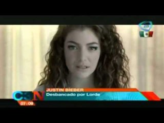 Lorde desbanca a Justin Bieber