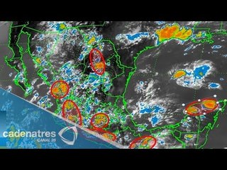 Lluvias seguirán afectando todo el territorio mexicano