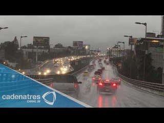 Lluvias deja afectaciones en la Ciudad de México
