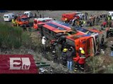 Chile: Choque entre autobús y tráiler deja 30 heridos / Yazmín Jalil