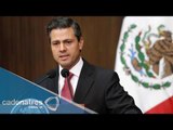EPN exige que se respeten los derechos humanos de los mexicanos
