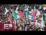 Manifestación en Roma, Italia contra el matrimonio homosexual/ Kimberly Armengol