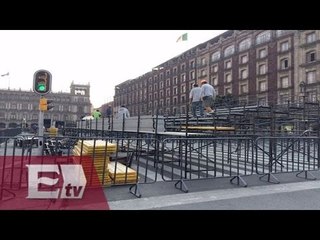 Alistan detalles en el Zócalo Capitalino para recibir al Papa Francisco / Pascal Beltrán