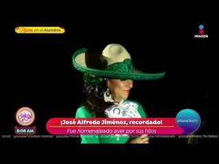 ¡El Rey, José Alfredo Jiménez, así fue homenajeado! | Sale el Sol