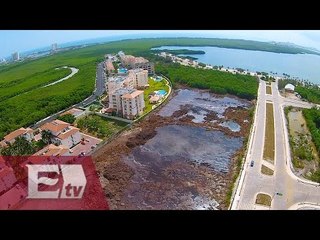 Paralizados los trabajos en el Malecón Tajamar, Cancún/ Hiram Hurtado