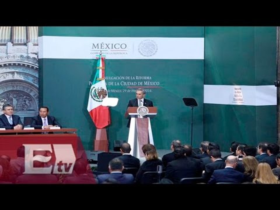 Mancera agradece apoyo de Peña Nieto en reforma política de la Ciudad de México / Francisco Zea