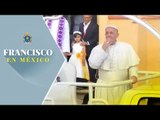 Papa Francisco recorre calles de San Cristóbal de las Casas rumbo a Tuxtla Gutiérrez