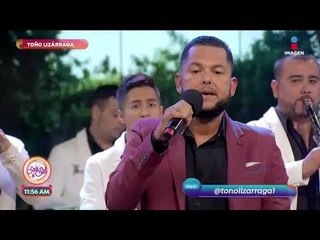 ¡Toño Lizarraga nos canta 'Me pegó la gana' en el foro! | Sale el Sol