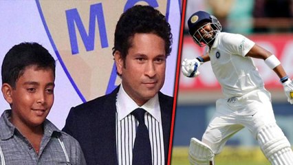 ப்ரித்வி ஷாவை பார்த்து சச்சின் சொன்ன வார்த்தைகள்.. இன்று கண் முன்னே நடக்கிறது- வீடியோ