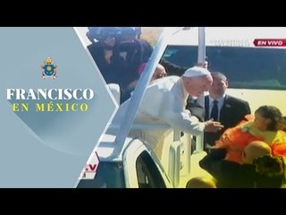 Papa besa y bendice a niños chiapanecos  / Papa Francisco en México