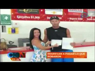 Dos personas pagan lo que se robaron de una tienda departamental tras el paso de Odile