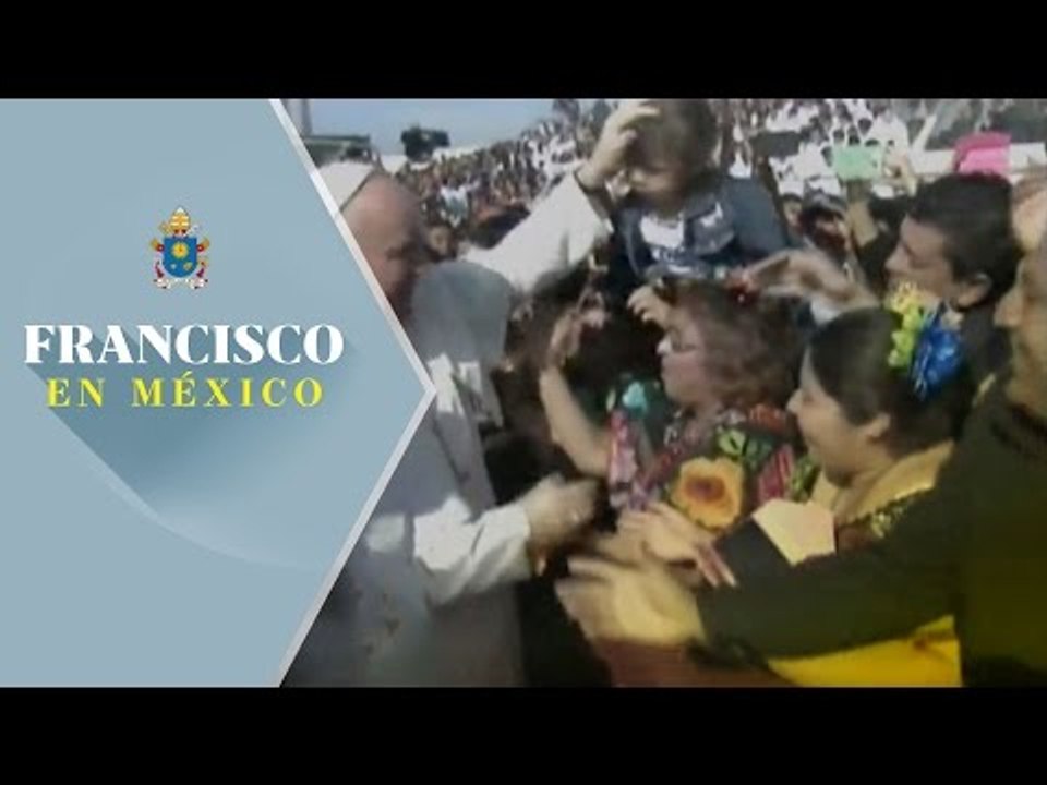 Imágenes inéditas del Papa Francisco en San Cristóbal de las Casas