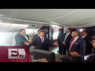 Enrique Peña Nieto estrena nuevo avión presidencial / Martín Espinoza