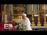 Papa Francisco encomienda su viaje apóstólico a Santa María / Yuriria Sierra