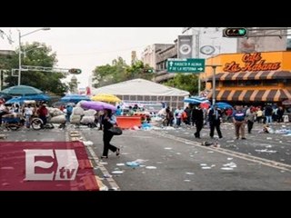 Continúa el plantón del Frente Popular Francisco Villa en Bucareli / Francisco Zea